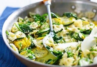 pastasalade, courgette
