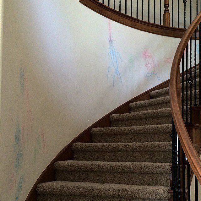 kid-who-decided-foyer-needed-little-something-extra