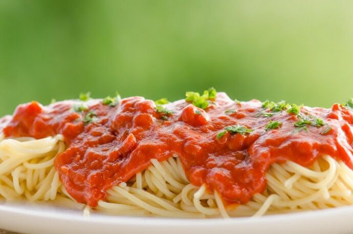 Vegetarische spaghetti