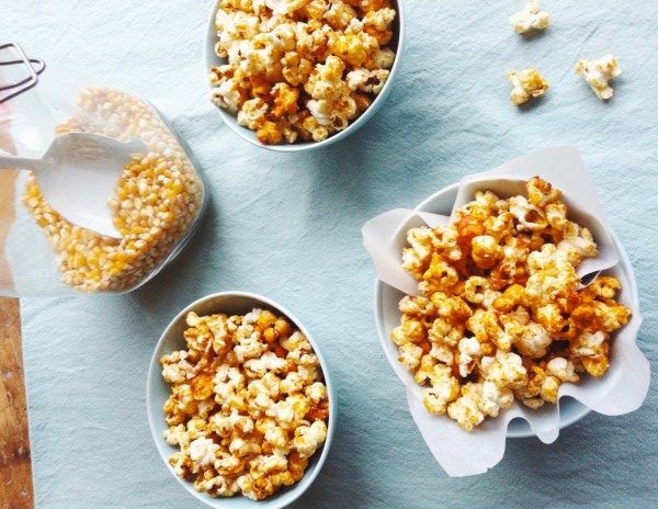 popcorn, recept