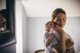 26 dingen die je denkt als je voor het eerst een dag alleen bent met je baby