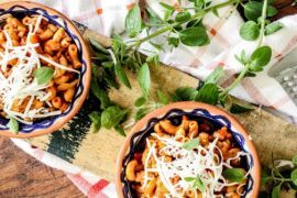 Snel op tafel en super lekker: macaroni met beenham