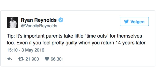 11x Bewijs dat acteur en vader Ryan Reynolds een goed gevoel voor humor heeft