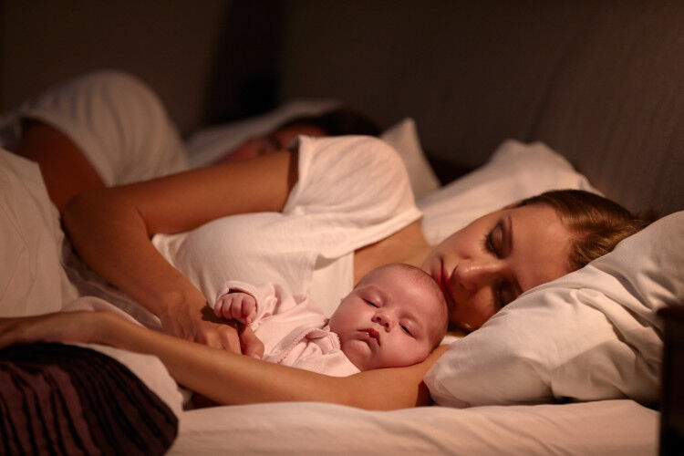 De eerste nacht met je baby vs. de vijftigste nacht met je baby