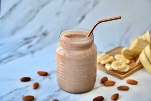 Banaan koffie smoothie