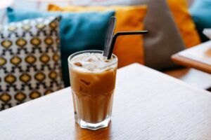 iced coffee in glas