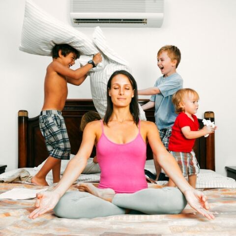 Illustratie bij: 8 dingen die je van yoga kunt leren over het moederschap