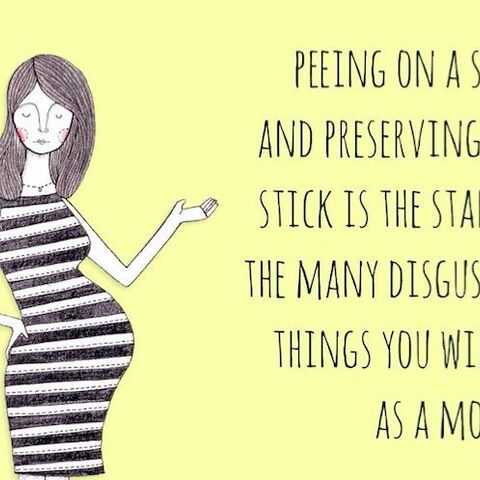 Illustratie bij: De frustraties van je zwangerschap in heerlijke tekeningen