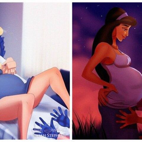 Illustratie bij: Zo zien Disney prinsessen eruit als ze zwanger zijn!