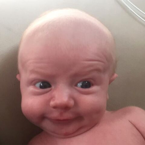 Illustratie bij: Deze baby heeft een extreem expressief gezicht