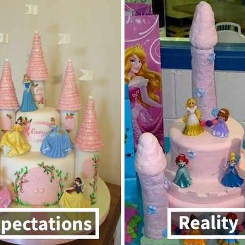 Illustratie bij: Verjaardagstaarten: de verwachtingen versus de realiteit
