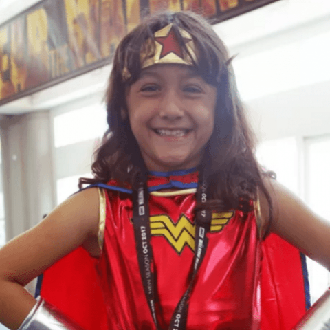 Illustratie bij: Fotoserie: hitfilm Wonder Woman inspireert jonge meisjes over de hele wereld