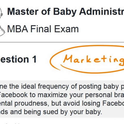 Illustratie bij: Kan jij al deze vragen beantwoorden? Dan verdien je de titel MBA (Master of Baby Administration)