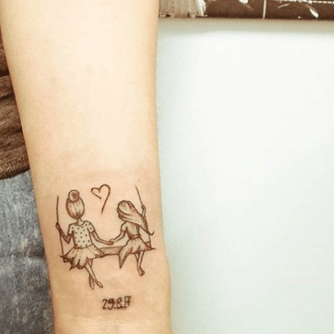 Illustratie bij: 20 Originele tattoos die de band tussen ouders en hun kind vieren