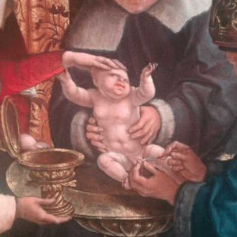 Illustratie bij: 15 Schilderijen van baby’s die helaas niet heel goed gelukt zijn