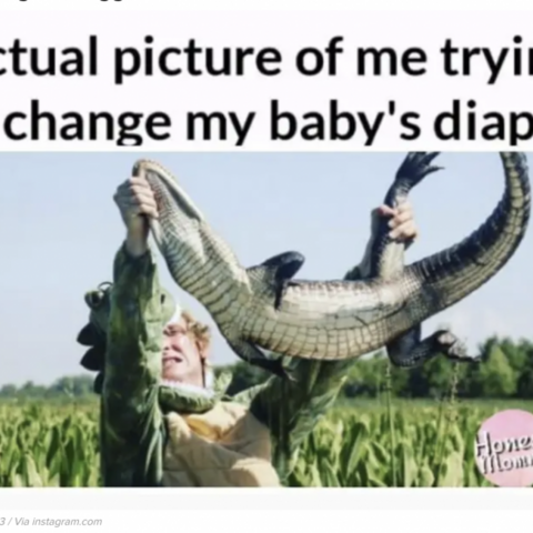 Illustratie bij: 14 hilarische plaatjes voor baby-ouders die er even doorheen zitten