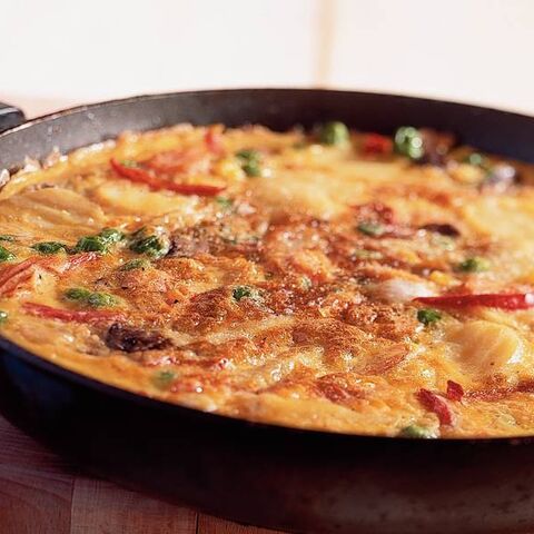 Illustratie bij: Deze goedgevulde omelet vindt het hele gezin heerlijk