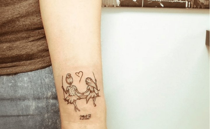 Deze 20 originele tattoos vieren de band tussen ouders en hun kind