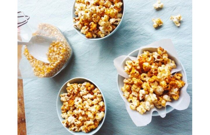 popcorn, recept