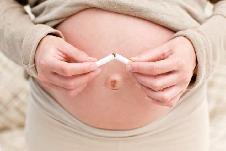 roken tijdens zwangerschap