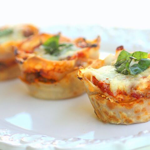 Illustratie bij: Weer eens wat anders: lasagne cupcakes