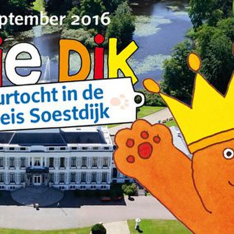 Illustratie bij: Dikkie Dik in de tuin van Paleis Soestdijk