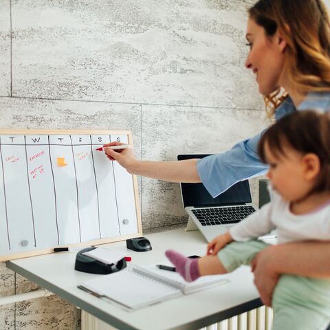 Illustratie bij: Waarom ik een groot fan ben van een Schema in de babytijd