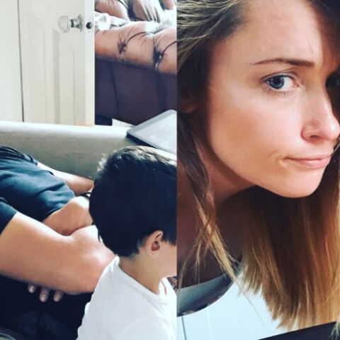 Illustratie bij: De moeder-kater versus de vader-kater in 1 treffende foto