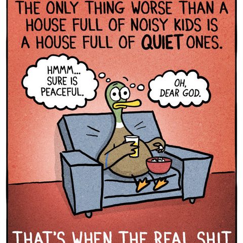Illustratie bij: Deze cartoonist snapt de dagelijkse struggles van het ouderschap helemaal!