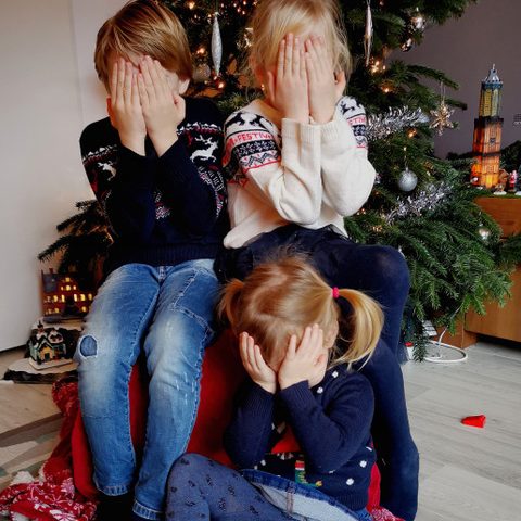 Illustratie bij: 35 Dingen die je denkt als je de jaarlijkse kerstfoto probeert te maken