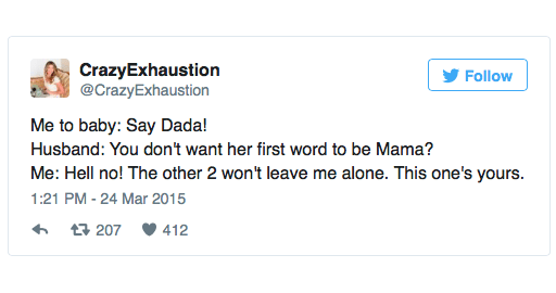 Het moederschap samengevat in 16 hilarische tweets
