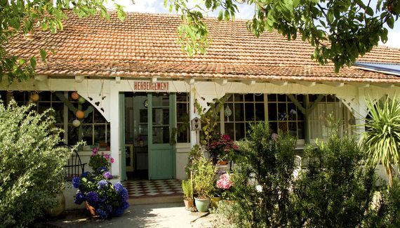 medoc, Frankrijk, strandhuis