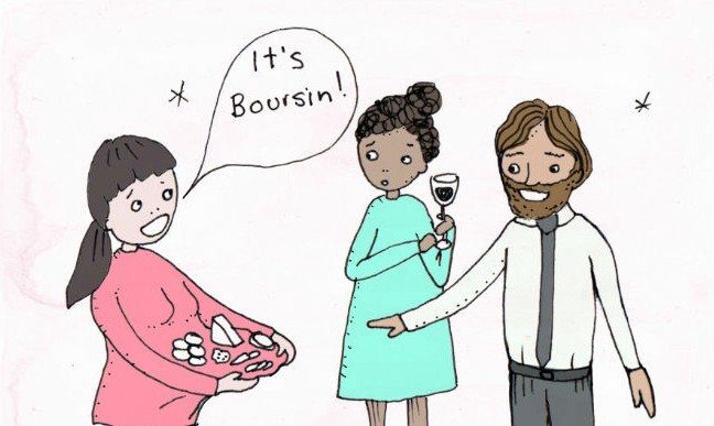 Deze illustraties laten zien waar je postpartum buik goed voor is