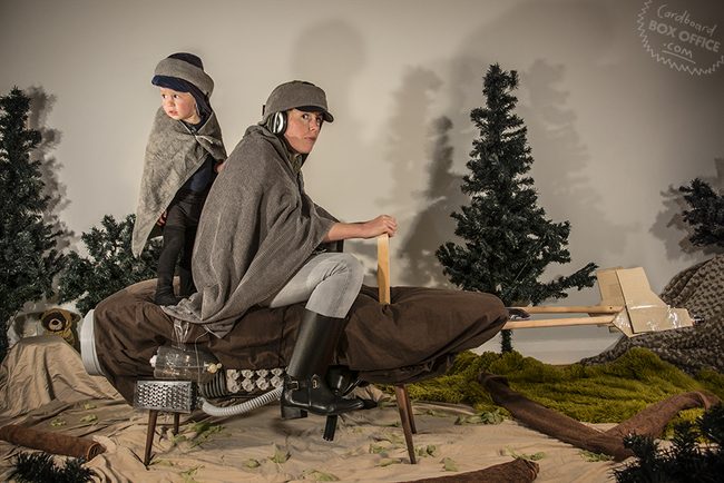 Illustratie bij: Dit stel houdt wel héééél veel van films (baby mag gelukkig figureren!)