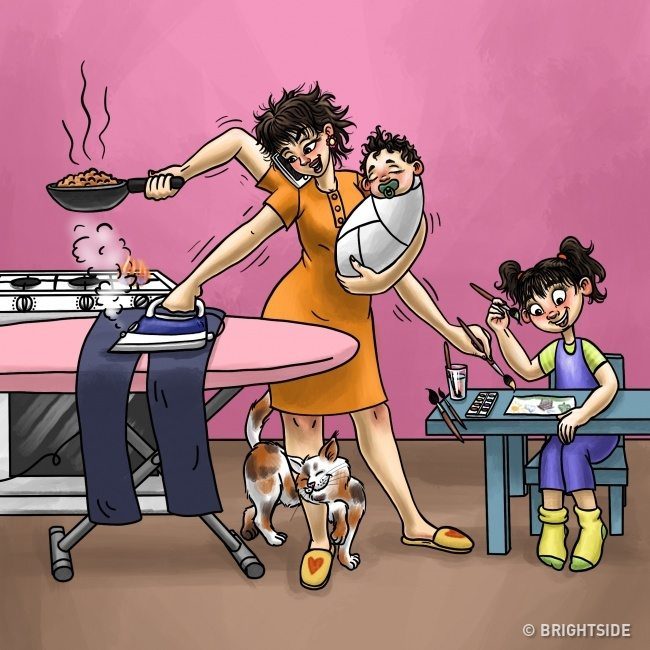 Deze illustraties bewijzen dat moeders magisch zijn