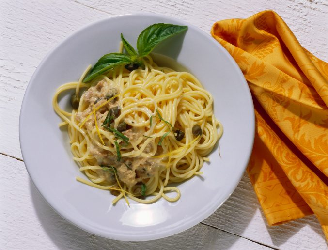 Illustratie bij: Snel, smaakvol en gezond: spaghetti met makreel