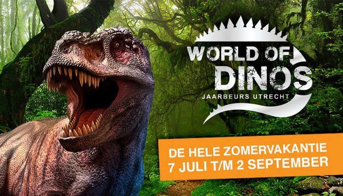 Illustratie bij: JAAA! Vanaf 7 juli gaat de grootste dino-expo van Europa open in Utrecht