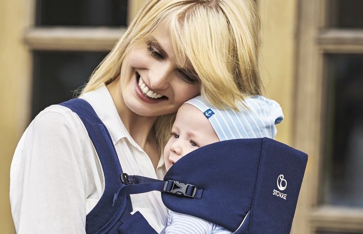 Illustratie bij: Cadeau van de dag: 3x Stokke MyCarrier Buik- en rugdrager